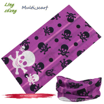 2013 Factory Stock Design Outdoor polyester microfiber magic Skull skull bandana